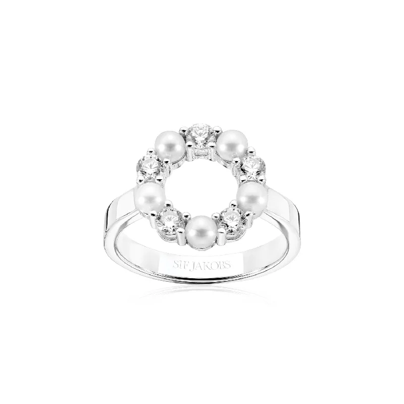 Secure clasp rings-Ring Biella Perla