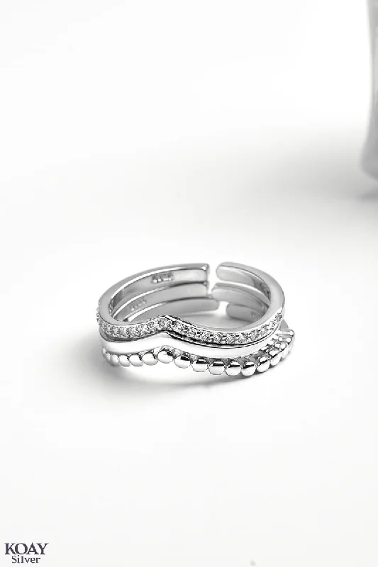 Flow style rings-PCH Set Ring