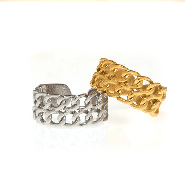 Sleek band rings-2 Chainz Ring