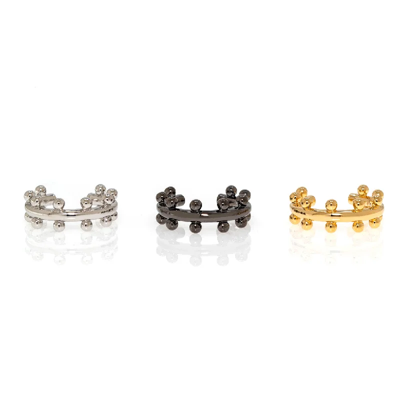 Ripple style rings-Dot To Dot Ring