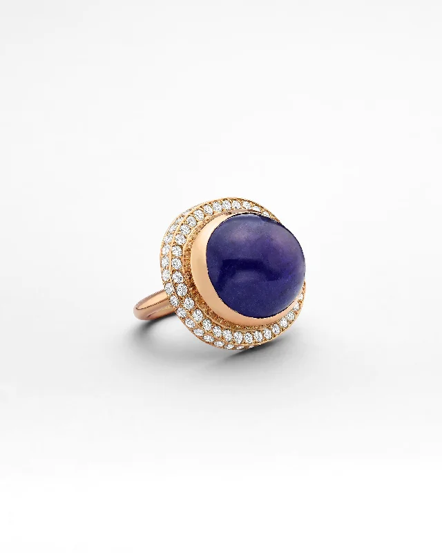 Lily rings-La Crème Tanzanite Cocktail Ring