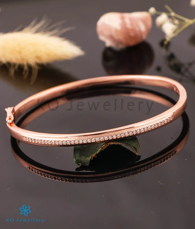 Pure link bangles-The Melrose Silver Rosegold Bracelet