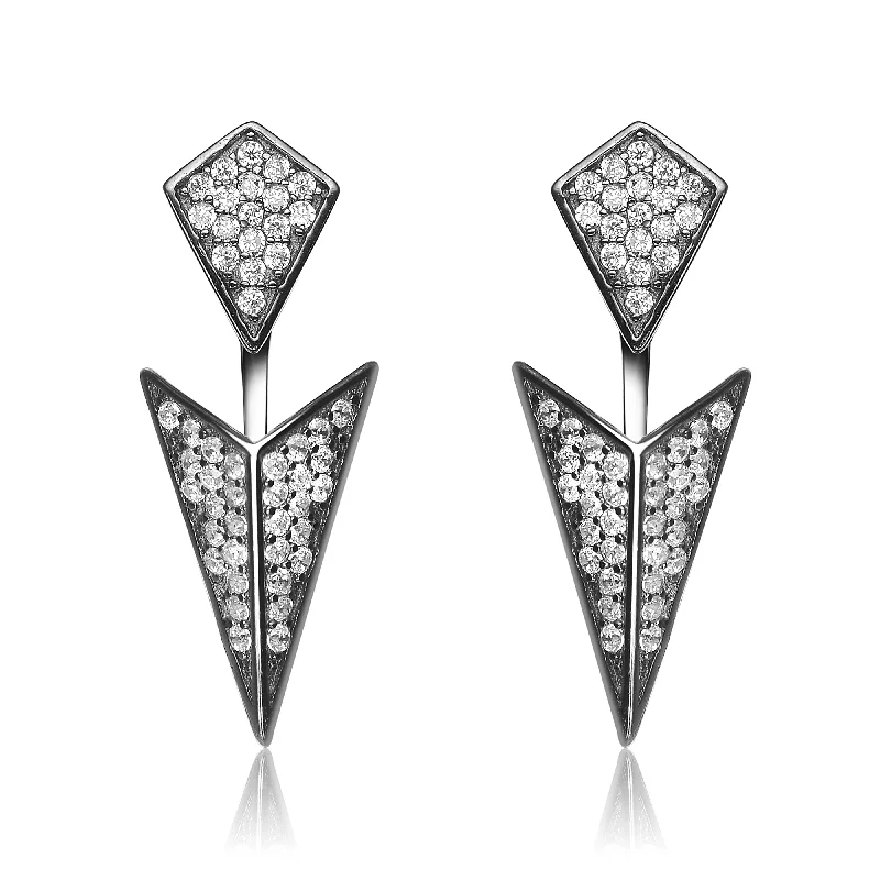 Rochelle Rock N' Roll Jacket Earrings