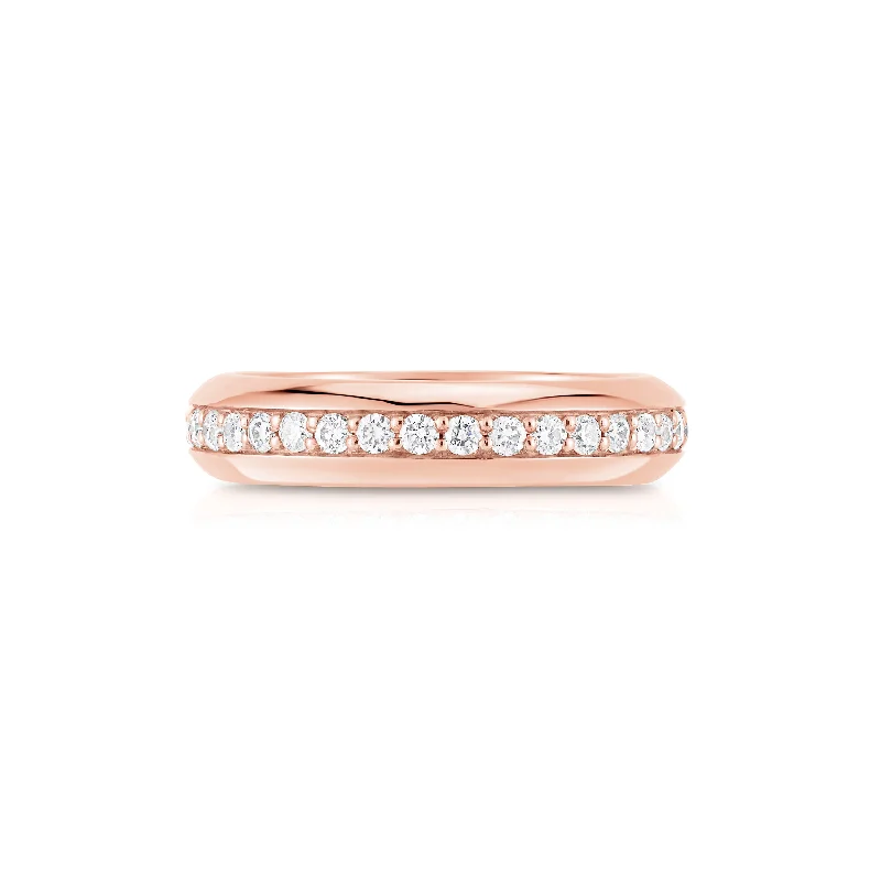 Bear design rings-Diamond Bubble Eternity Ring