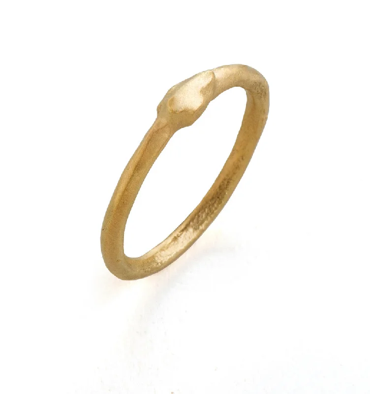 Blended metal rings-Nava Zahavi 24K Yellow Gold Ring