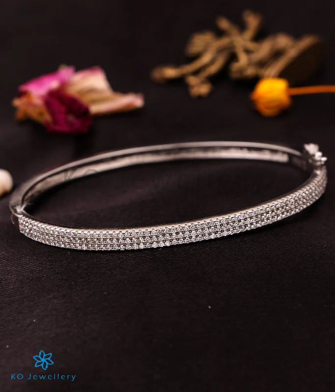 Victorian style bangles-The Malisa Silver Bracelet