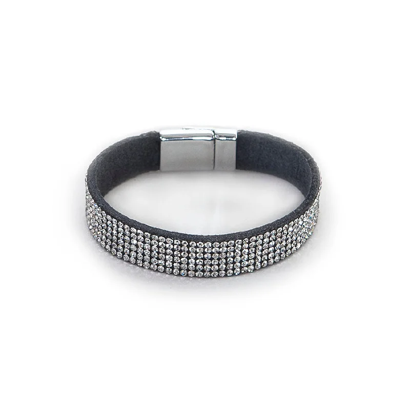 Sleek form bangles-Eastar Sparkly Crystal Bracelet