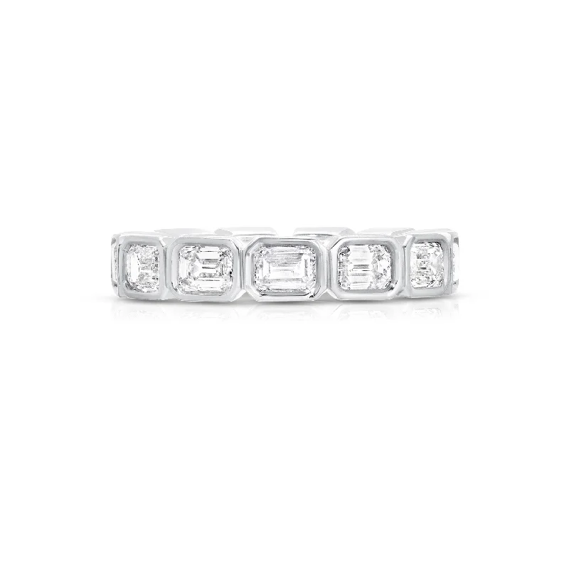 High shine rings-East West Nova Eternity Band