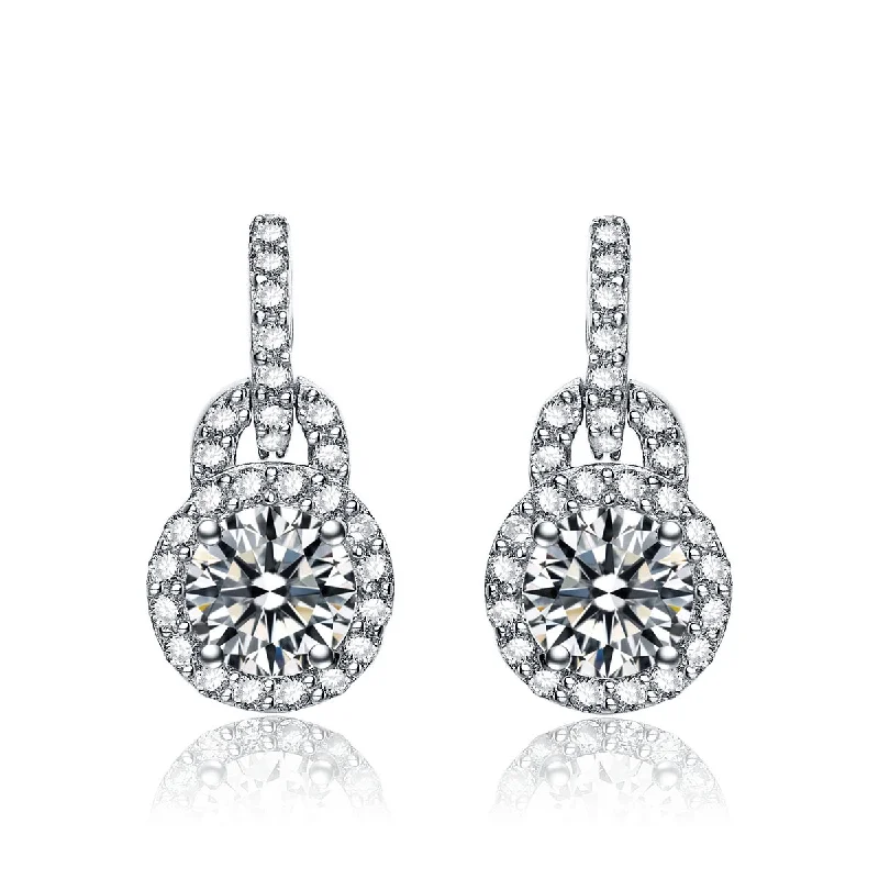 Mathilde Small Round Drop Earrings