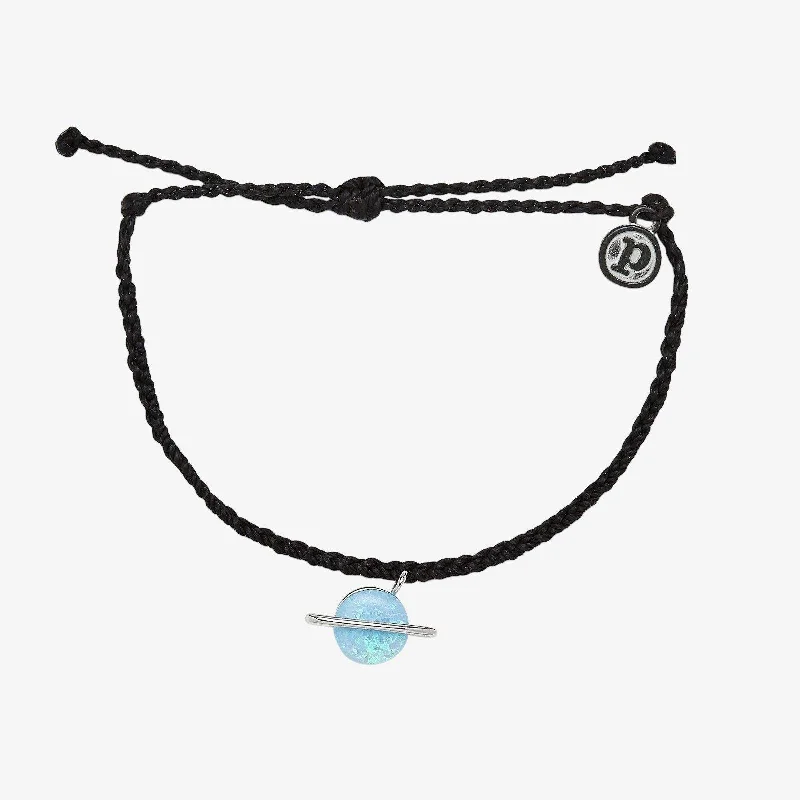 Pure star bangles-Opal Saturn Charm