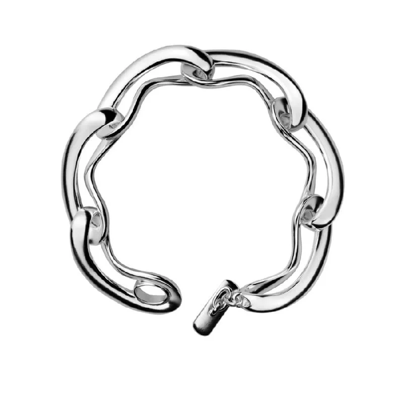 Retro charm engagement rings-Silver Infinity Bracelet