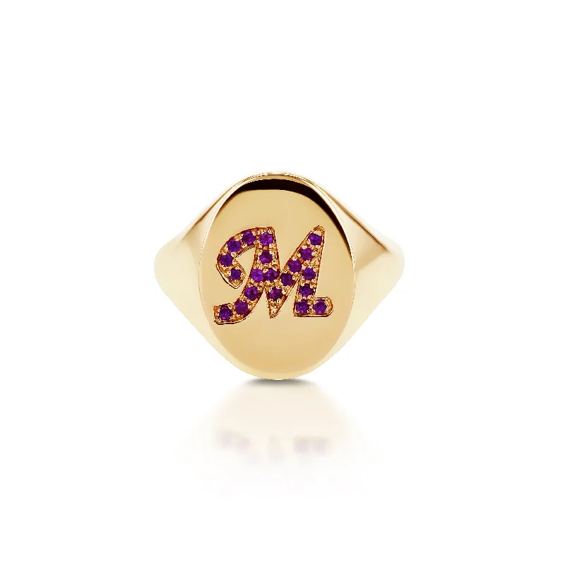 Glossy finish rings-Birth Stone Mini Chilla Ring