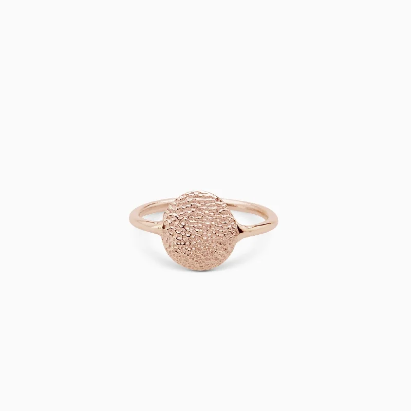 Bold druzy rings-Impression Ring | Rose Gold