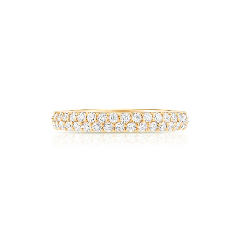 Tri-tone rings-Eternity Ring