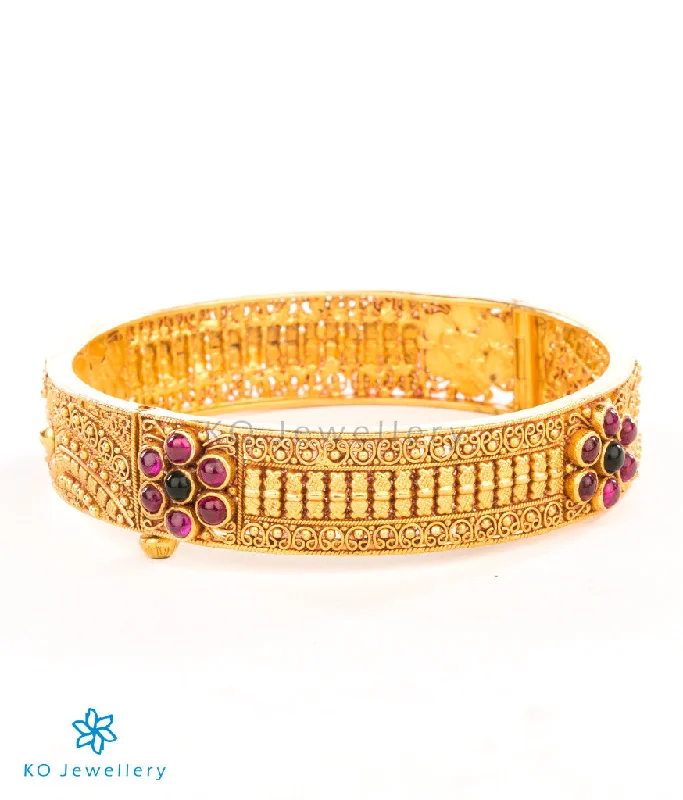 Spirit charm bangles-The Rishit Silver Filigree Openable Bracelet (Size/2.2/2.4/2.6/2.8)