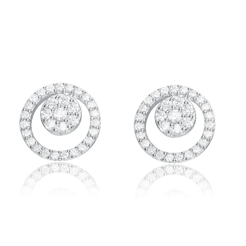 Caroline Midi Round Earrings