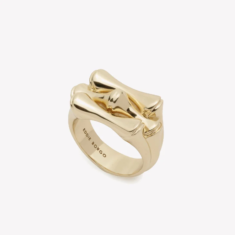 Cluster gem rings-BAMBÙ SIGNET RING