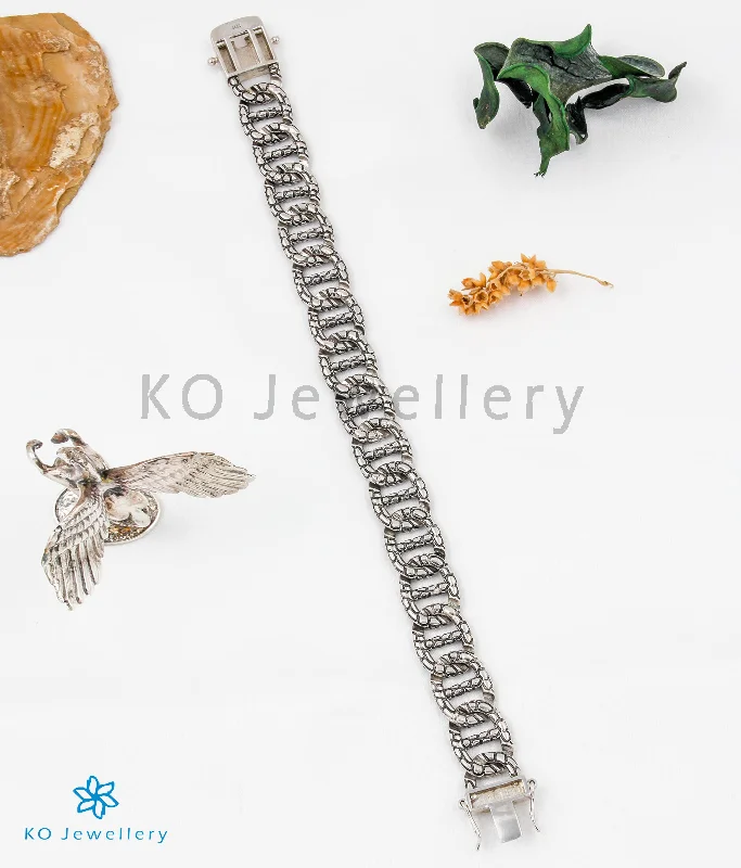 Raven feather bangles-The Abhinav Silver Bracelet