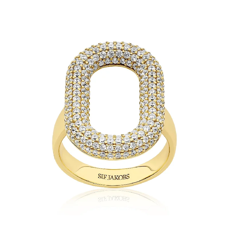 Crystal braid rings-Ring Capri