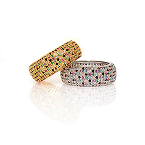 Matte texture rings-Rave Party Ring