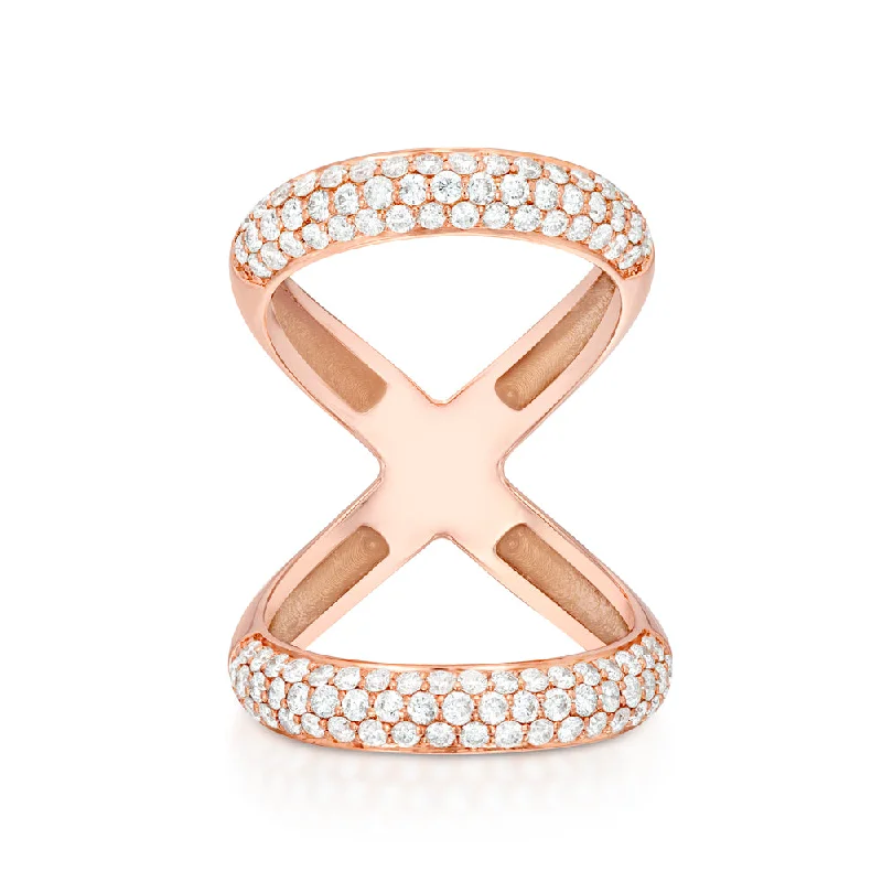 Pink stone rings-Olympus Ring