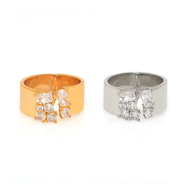 Vivid diamond rings-Bijou Ring