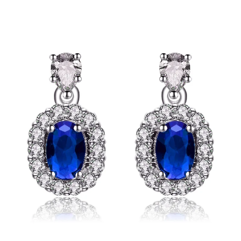 Juliette Regal Blue Drop Earrings