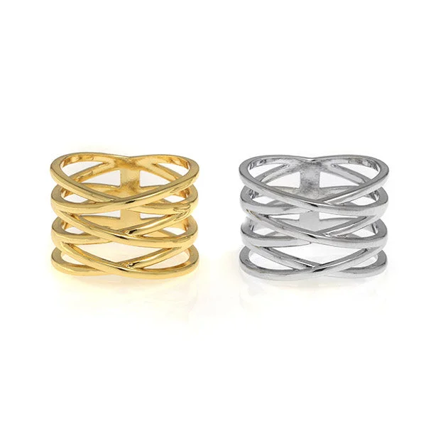 Cord edge rings-Missoni Ring