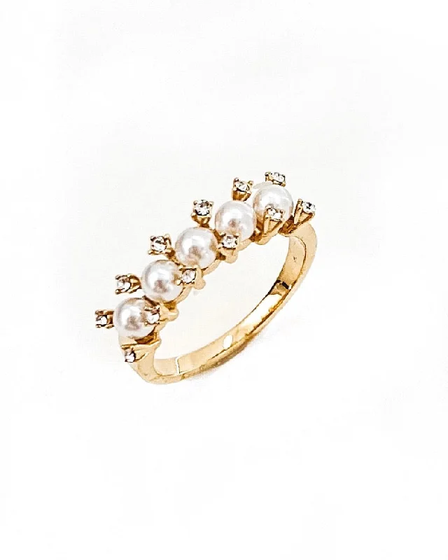 Old promise rings-Roro Pearl Ring