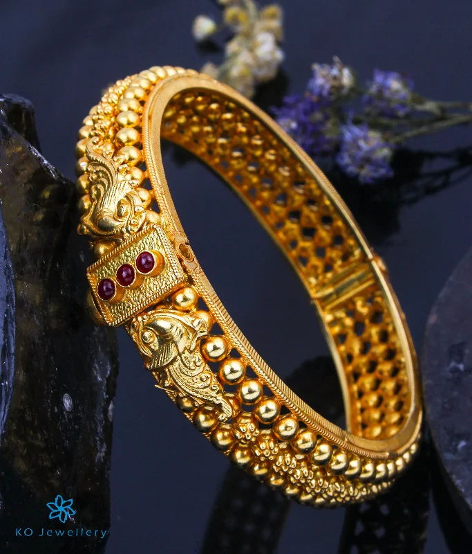 Multi-bead bangles-The Malhar Silver Bangle(Size 2.2/2.4/2.6/2.8)