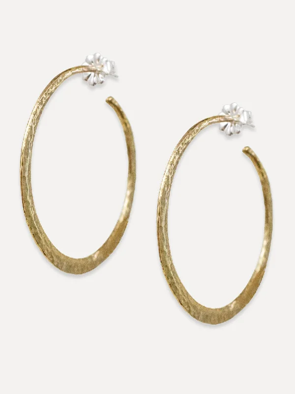 Amaya Hammered Hoops